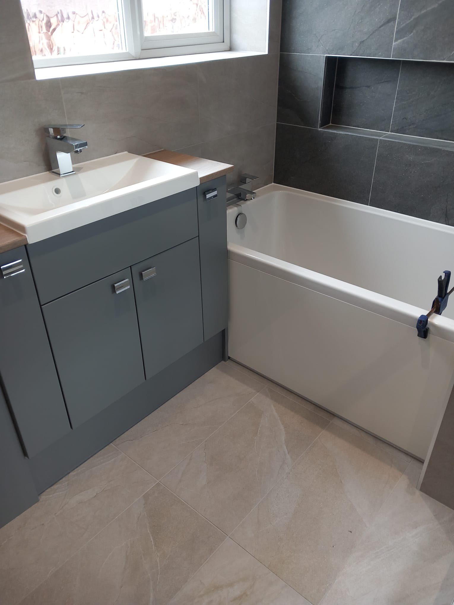 Bathroom installation by Pete Jones