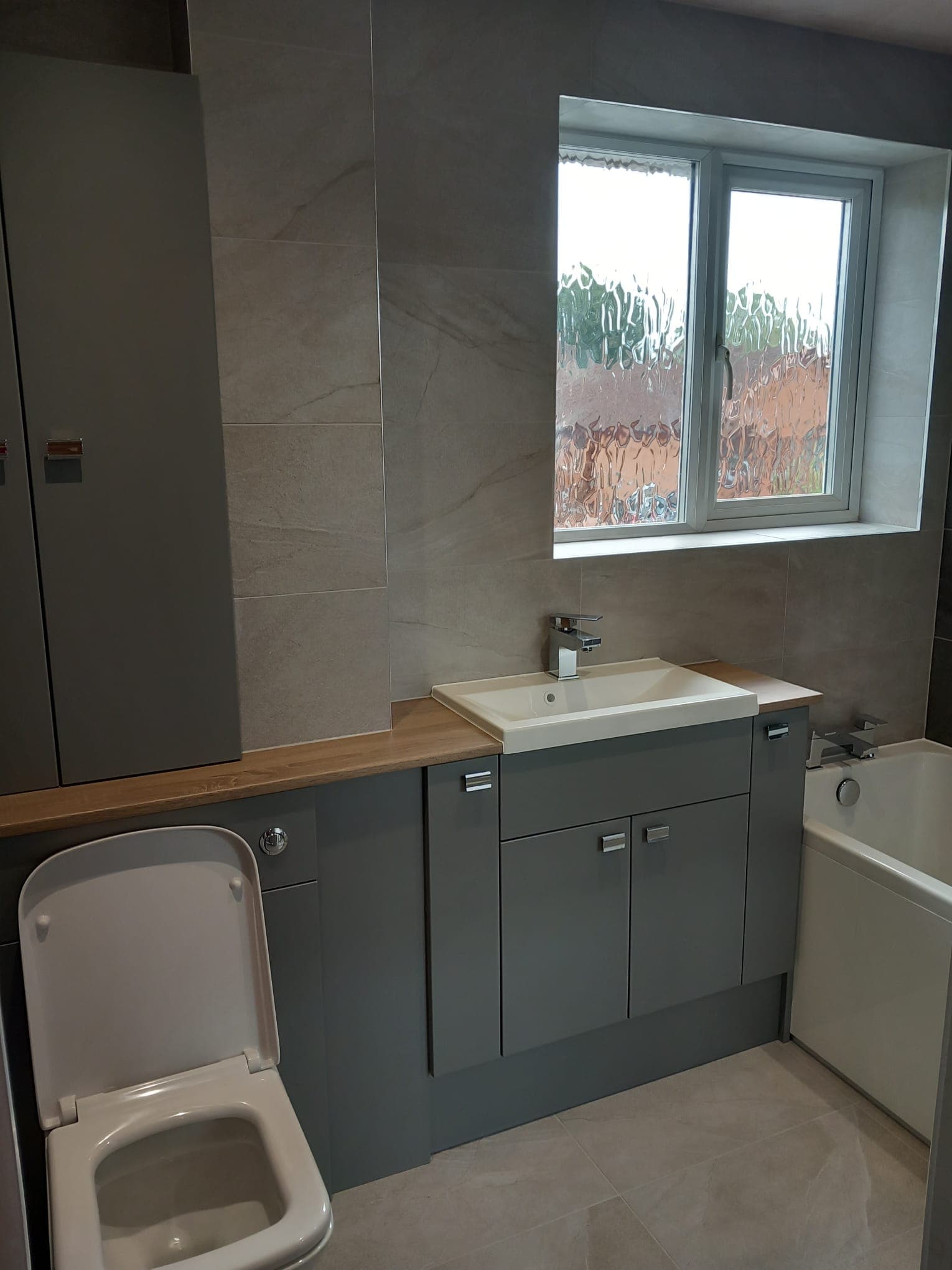 Bathroom installation by Pete Jones